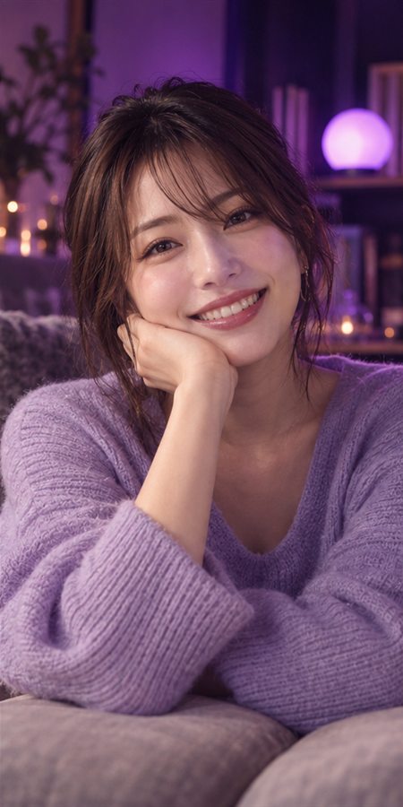 笑顔で語りかける配信者